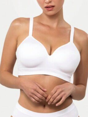 Underoutfit 460 Wire-Free Lift Bra Seamless Molded Foam Support Bra Size S